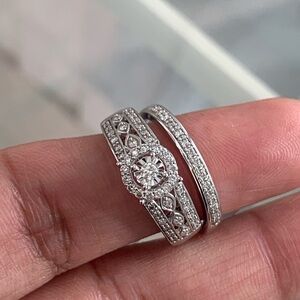 14k Gold Wedding Set